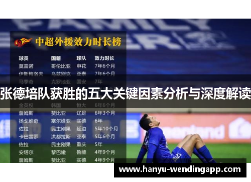 张德培队获胜的五大关键因素分析与深度解读